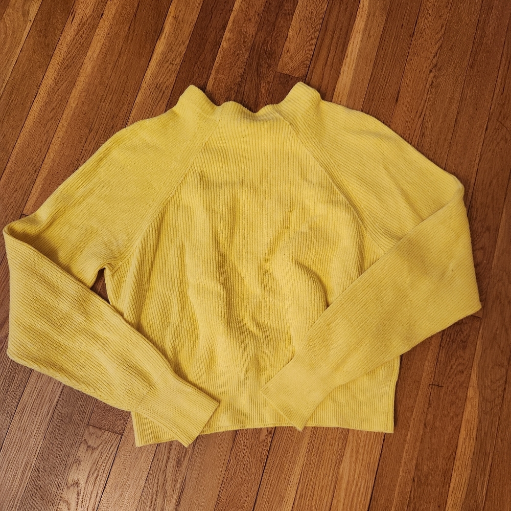 Yellow Free People Sweater, L